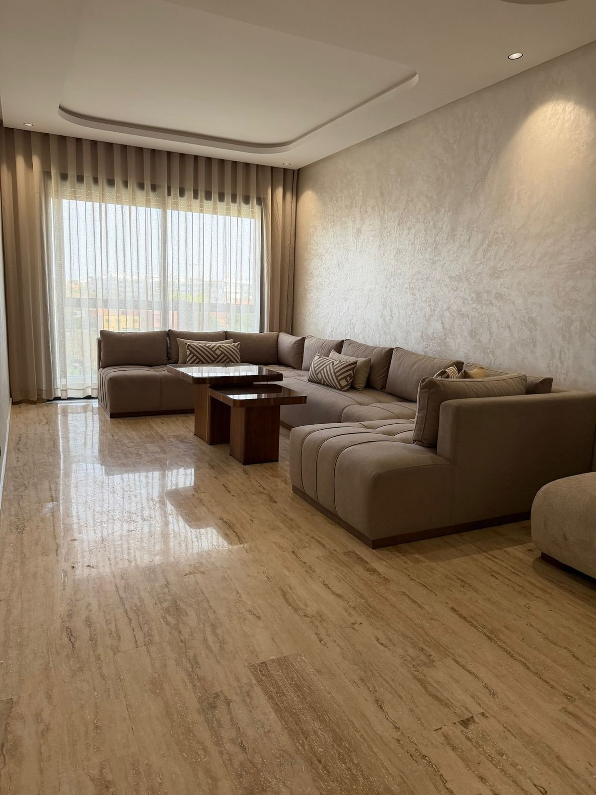 Canapé moderne beige